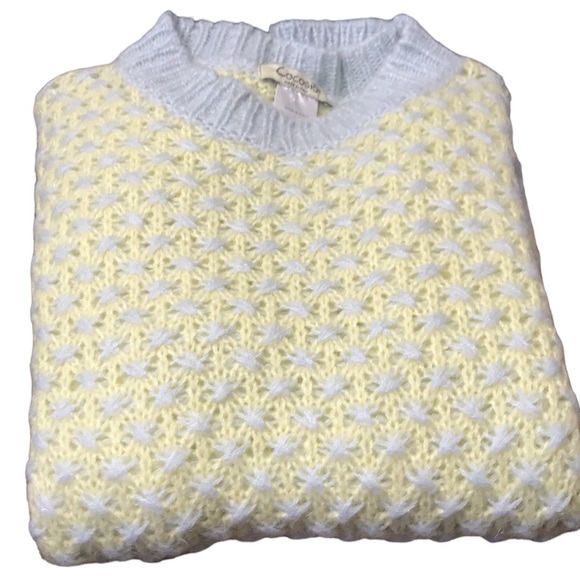 Ultra soft Cocogio Pastel yellow and blue pull over - Picture 4 of 6